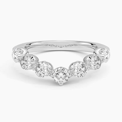 Cannes Curved Lab Diamond Ring (1 ct. tw.)