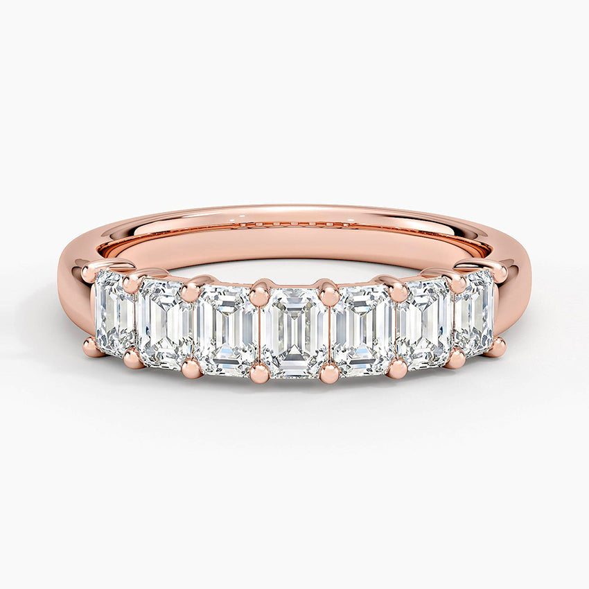 Grace Seven Stone Emerald Diamond Ring (1 ct. tw.)