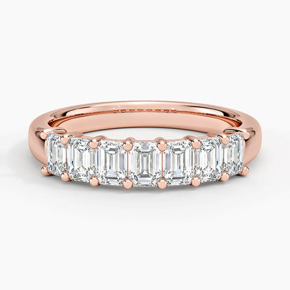 Grace Seven Stone Emerald Diamond Ring (1 ct. tw.)