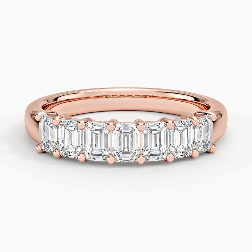 Grace Seven Stone Emerald Lab Diamond Ring (1 ct. tw.)