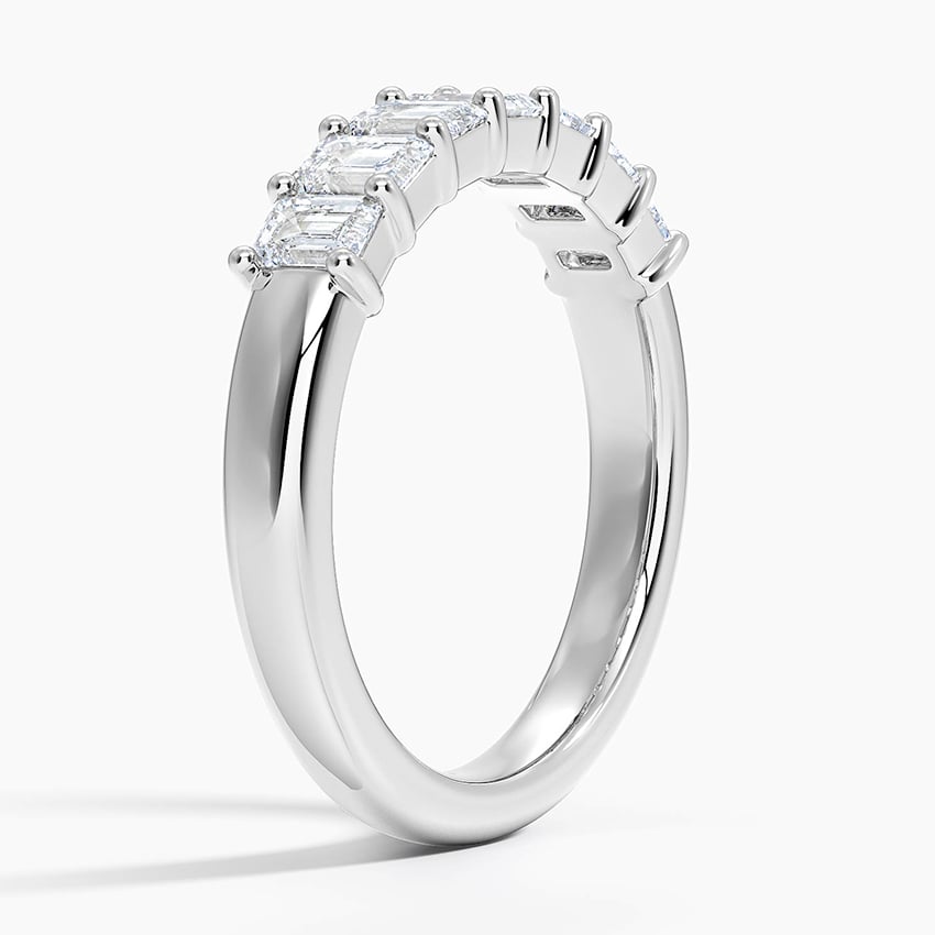 Grace Seven Stone Emerald Lab Diamond Ring (1 ct. tw.)