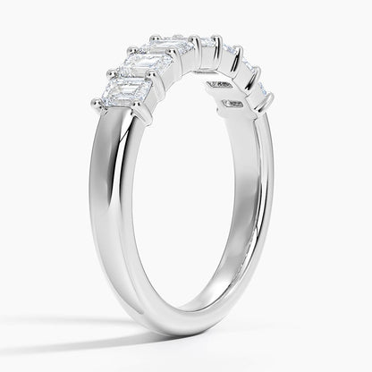Grace Seven Stone Emerald Lab Diamond Ring (1 ct. tw.)