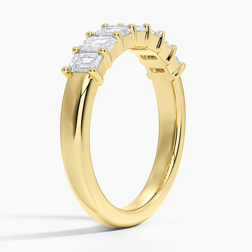Grace Seven Stone Emerald Lab Diamond Ring (1 ct. tw.)
