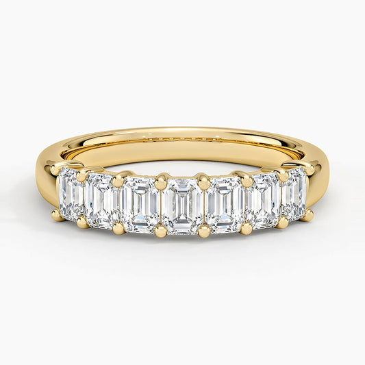 Grace Seven Stone Emerald Lab Diamond Ring (1 ct. tw.)