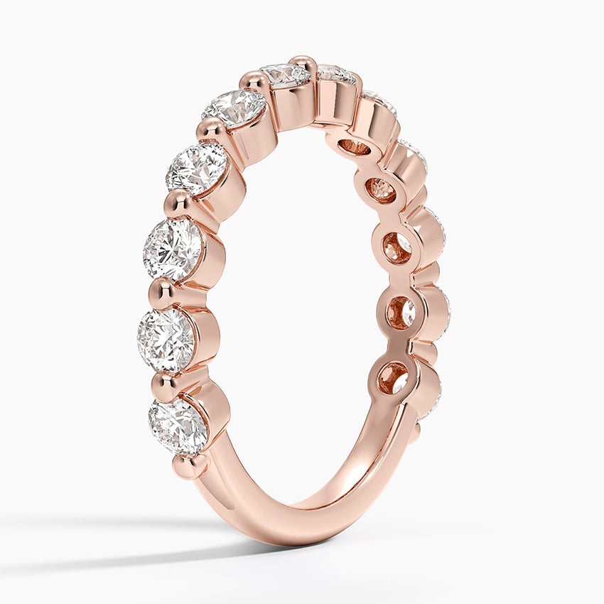 Monaco Three-Quarter Coverage Diamond Ring