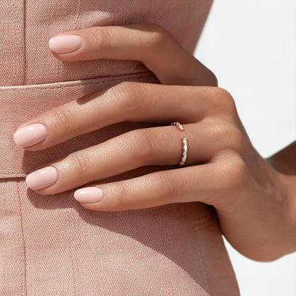 Gemma Baguette Diamond Open Ring