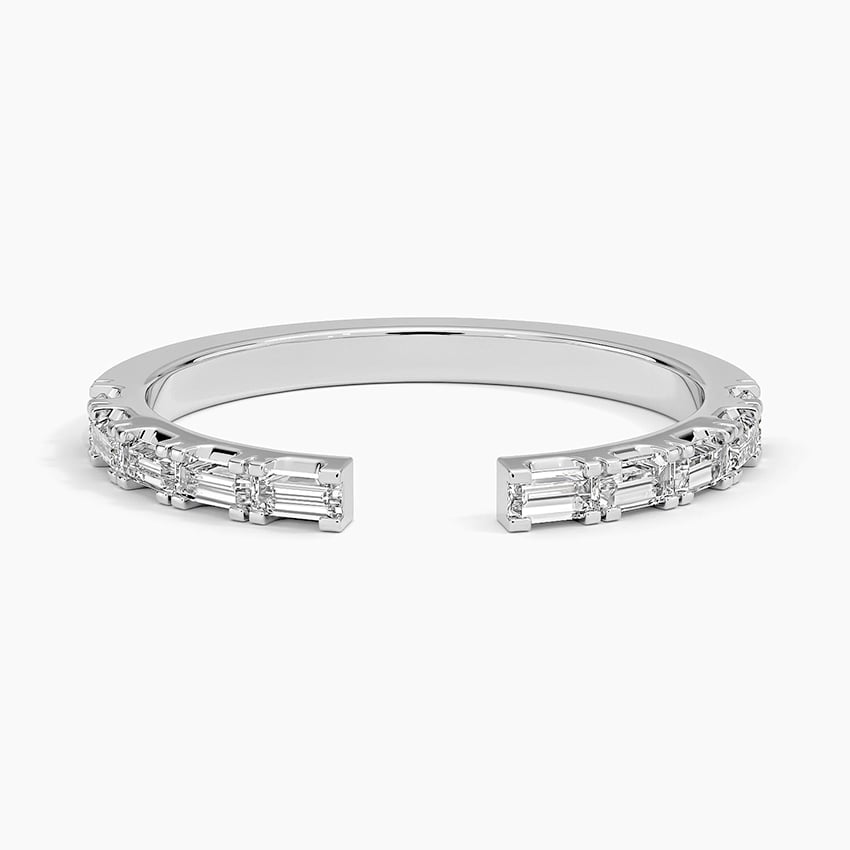 Gemma Baguette Diamond Open Ring