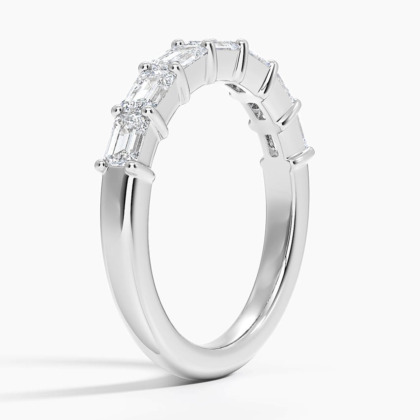 Grace Seven Stone East-West Emerald Diamond Ring (1 ct. tw.)