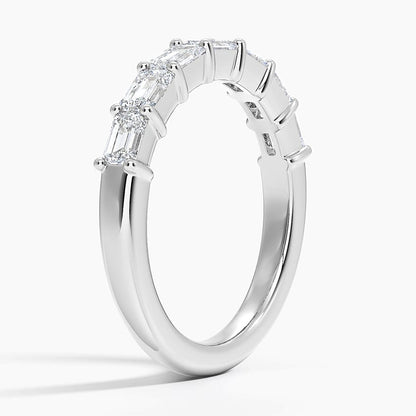 Grace Seven Stone East-West Emerald Lab Diamond Ring (1 ct. tw.)