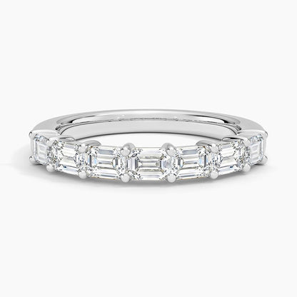 Grace Seven Stone East-West Emerald Diamond Ring (1 ct. tw.)