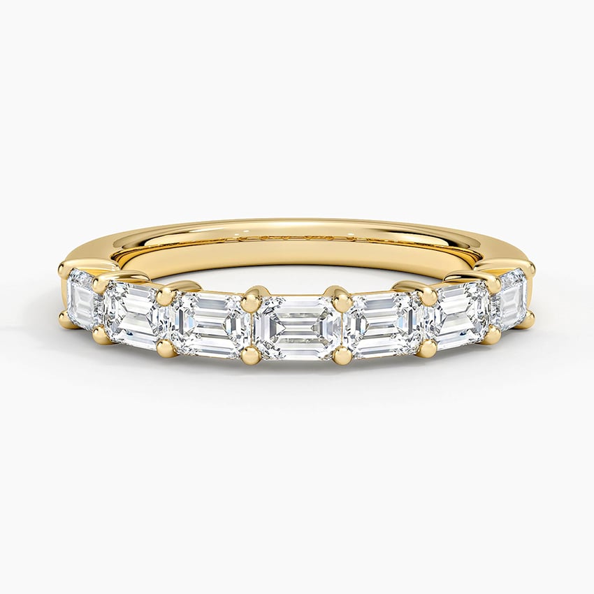 Grace Seven Stone East-West Emerald Lab Diamond Ring (1 ct. tw.)