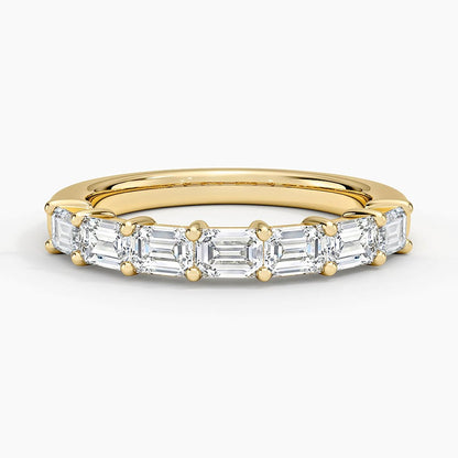 Grace Seven Stone East-West Emerald Lab Diamond Ring (1 ct. tw.)