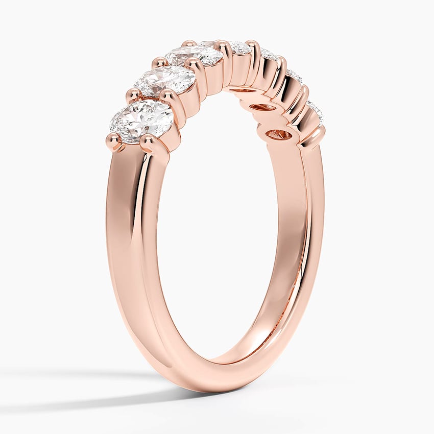 Grace Seven Stone Oval Lab Diamond Ring (1 ct. tw.)