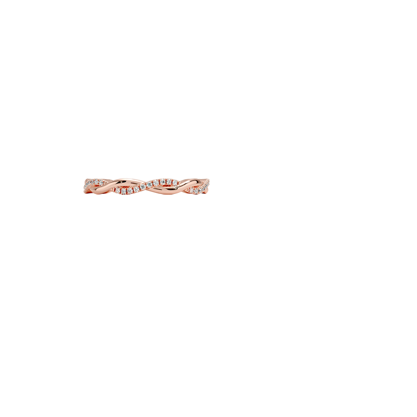 Petite Twisted Vine Eternity Diamond Ring (1/5 ct. tw.)