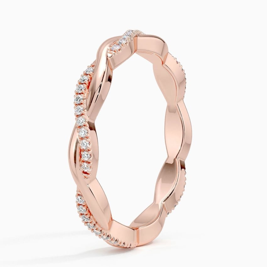 Petite Twisted Vine Eternity Diamond Ring (1/5 ct. tw.)