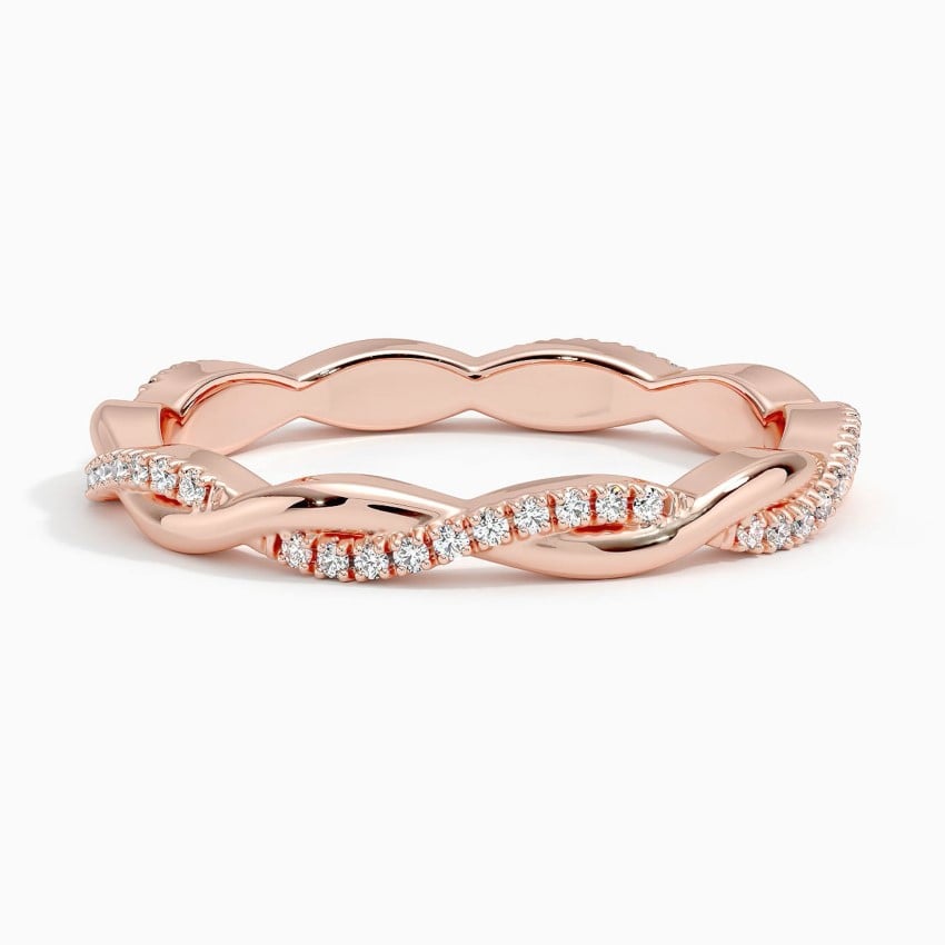 Petite Twisted Vine Eternity Diamond Ring (1/5 ct. tw.)
