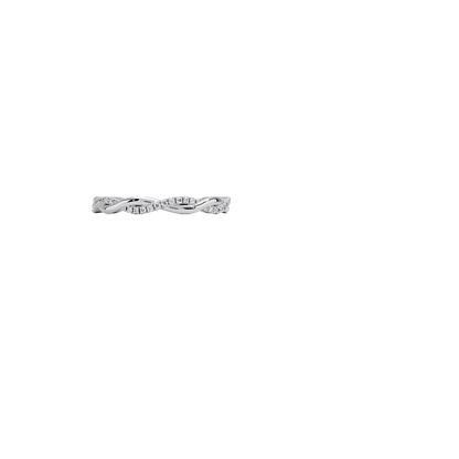 Petite Twisted Vine Eternity Diamond Ring (1/5 ct. tw.)