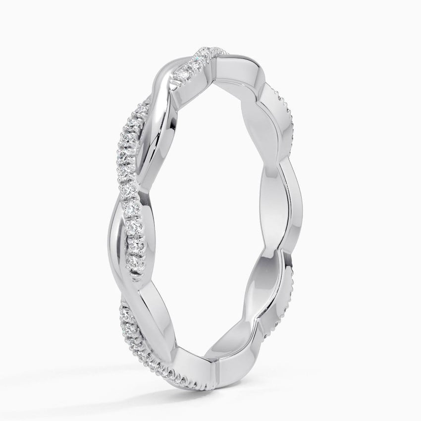 Petite Twisted Vine Eternity Diamond Ring (1/5 ct. tw.)