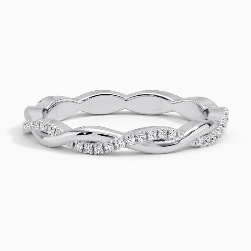 Petite Twisted Vine Eternity Diamond Ring (1/5 ct. tw.)