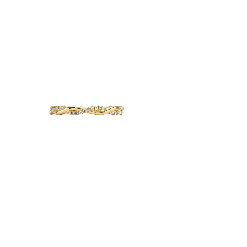 Petite Twisted Vine Eternity Diamond Ring (1/5 ct. tw.)