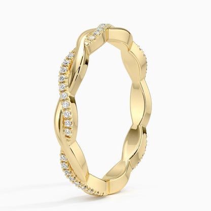 Petite Twisted Vine Eternity Diamond Ring (1/5 ct. tw.)