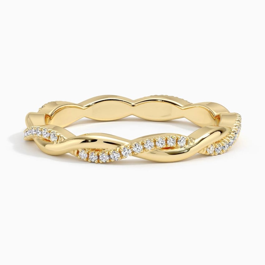 Petite Twisted Vine Eternity Diamond Ring (1/5 ct. tw.)