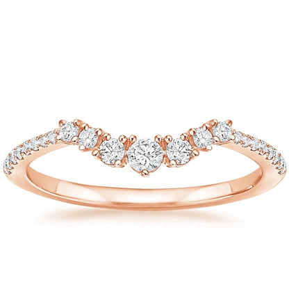 Luxe Aria Contoured Diamond Ring (1/4 ct. tw.)