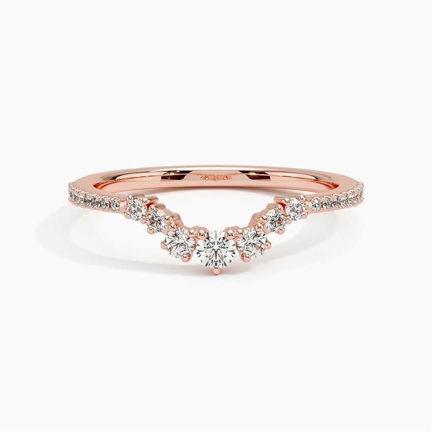 Luxe Aria Contoured Diamond Ring (1/4 ct. tw.)