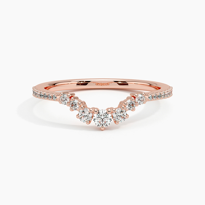 Luxe Aria Contoured Diamond Ring (1/4 ct. tw.)