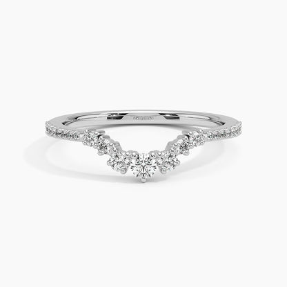 Luxe Aria Contoured Diamond Ring (1/4 ct. tw.)