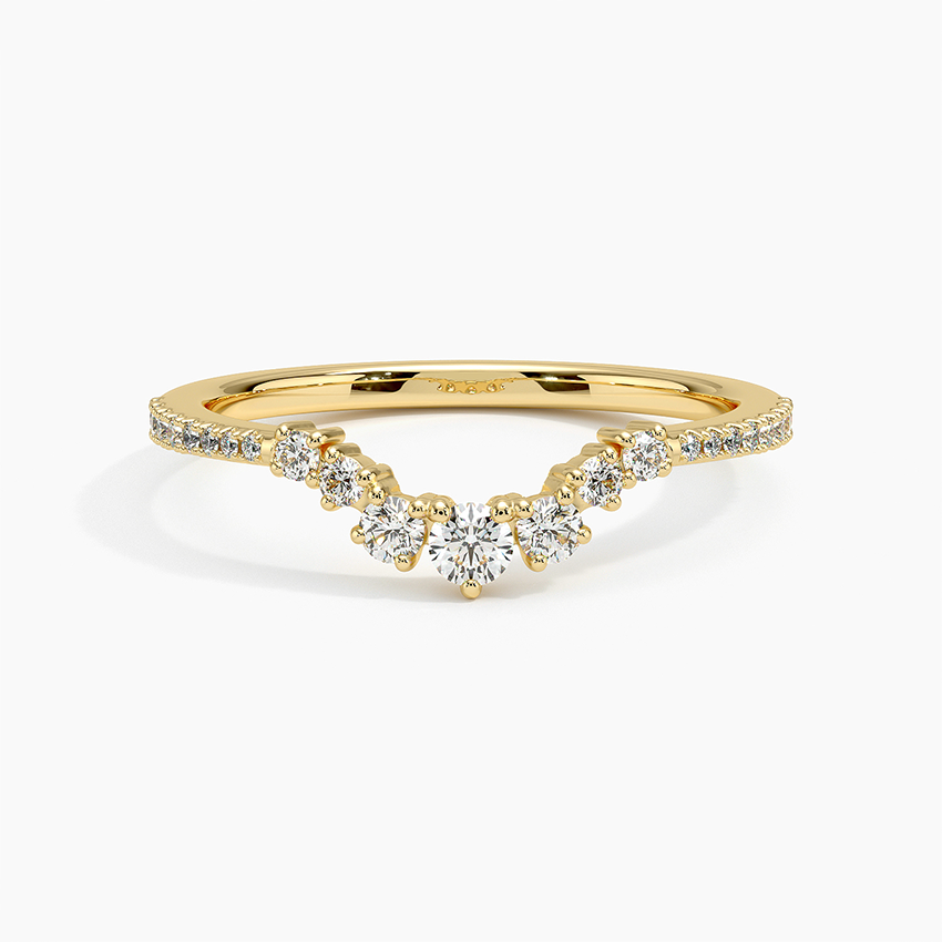 Luxe Aria Contoured Diamond Ring (1/4 ct. tw.)