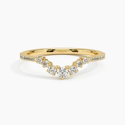 Luxe Aria Contoured Diamond Ring (1/4 ct. tw.)