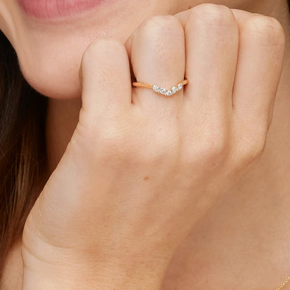 Camille Contoured Lab Diamond Ring (1/5 ct. tw.)