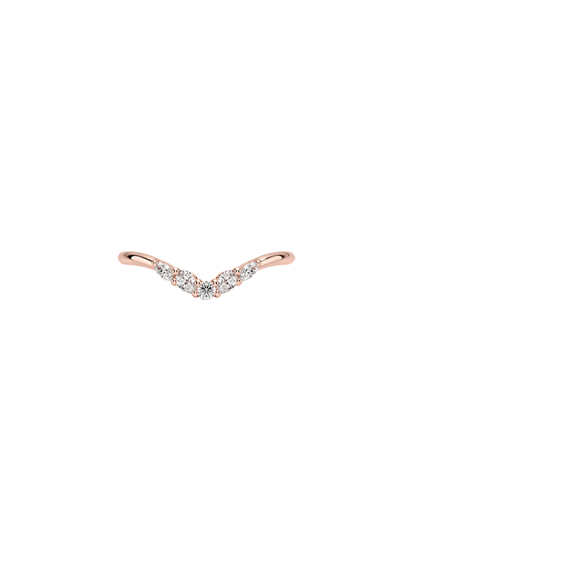Camille Contoured Lab Diamond Ring (1/5 ct. tw.)