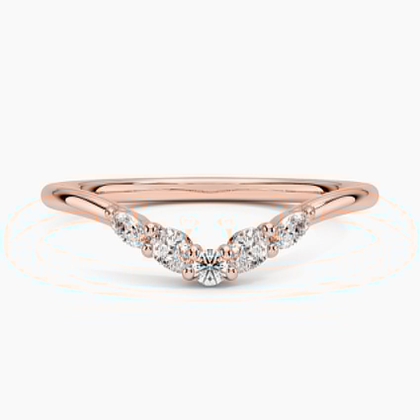 Camille Contoured Diamond Ring (1/5 ct. tw.)