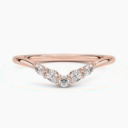Camille Contoured Diamond Ring (1/5 ct. tw.)