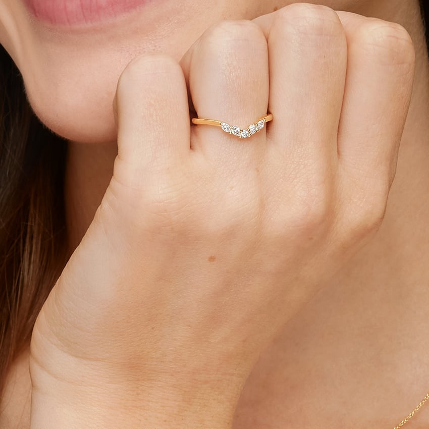 Camille Contoured Diamond Ring (1/5 ct. tw.)