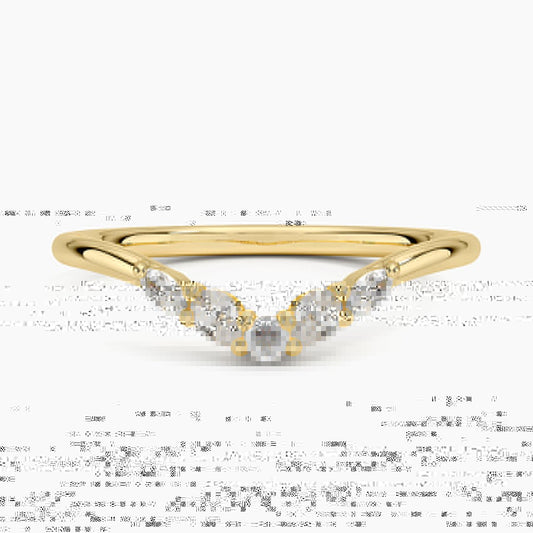 Camille Contoured Diamond Ring (1/5 ct. tw.)