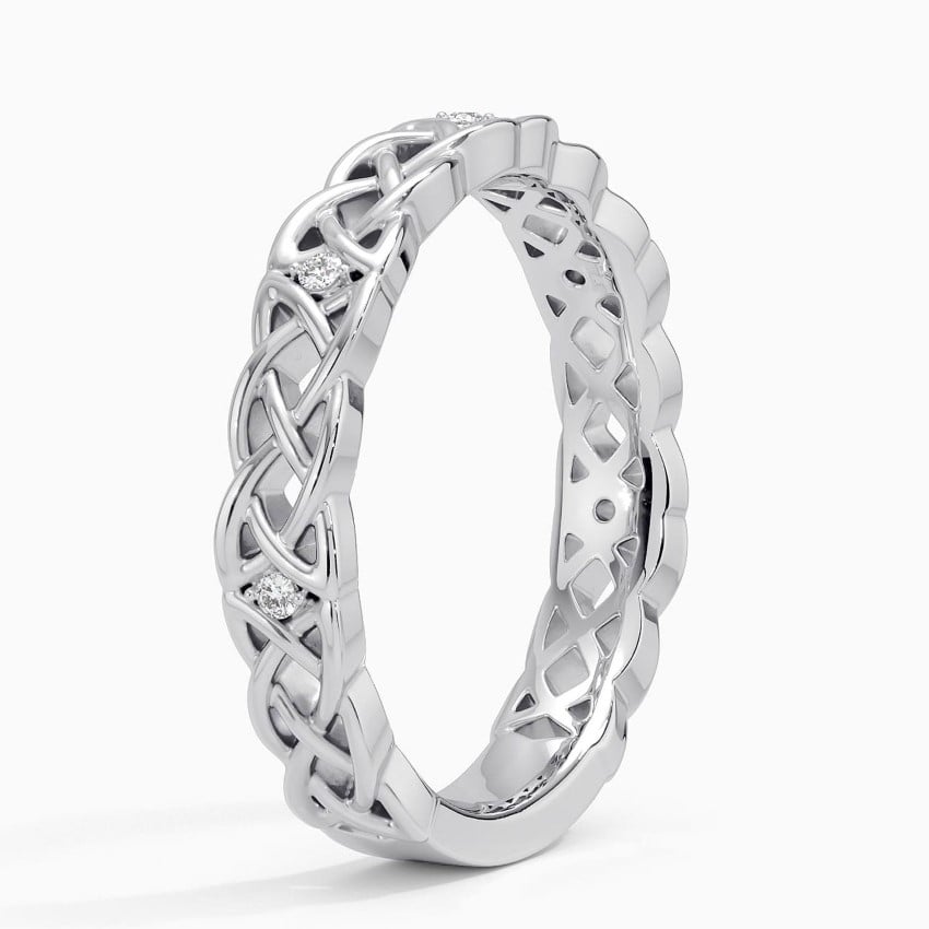 Celtic Knot Diamond Ring