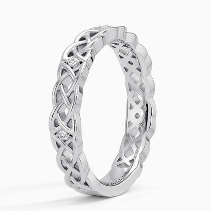 Celtic Knot Diamond Ring