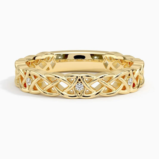 Celtic Knot Diamond Ring