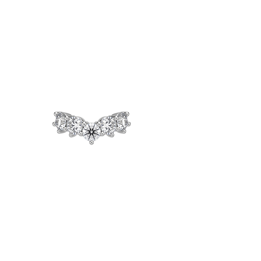 Genevieve Contoured Diamond Ring