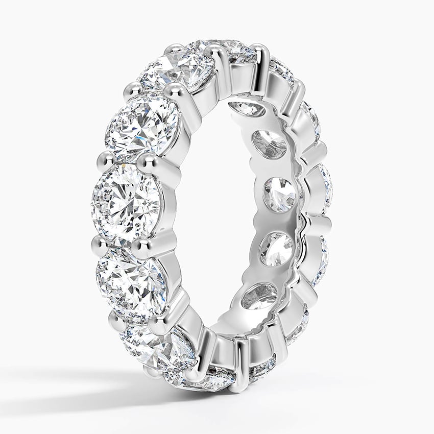 Emerald Eternity Diamond Ring (8 ct. tw.)