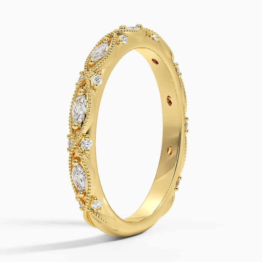 Celestia Milgrain Diamond Ring (1/3 ct. tw.)
