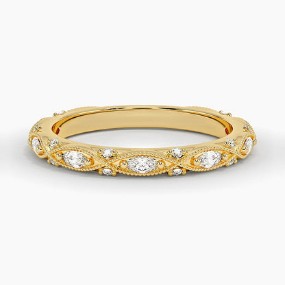 Celestia Milgrain Diamond Ring (1/3 ct. tw.)