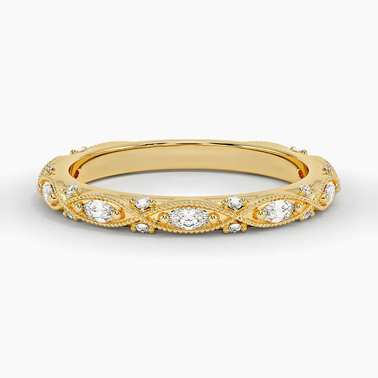 Celestia Milgrain Diamond Ring (1/3 ct. tw.)