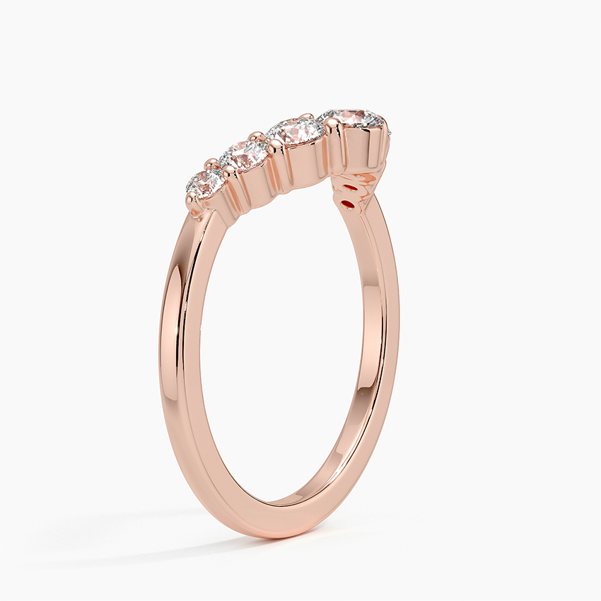 Emilie Seven Stone Contour Lab Diamond Ring (1/2 ct. tw.)