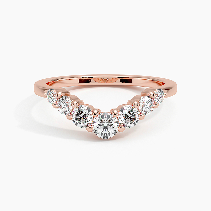 Emilie Seven Stone Contour Diamond Ring (1/2 ct. tw.)