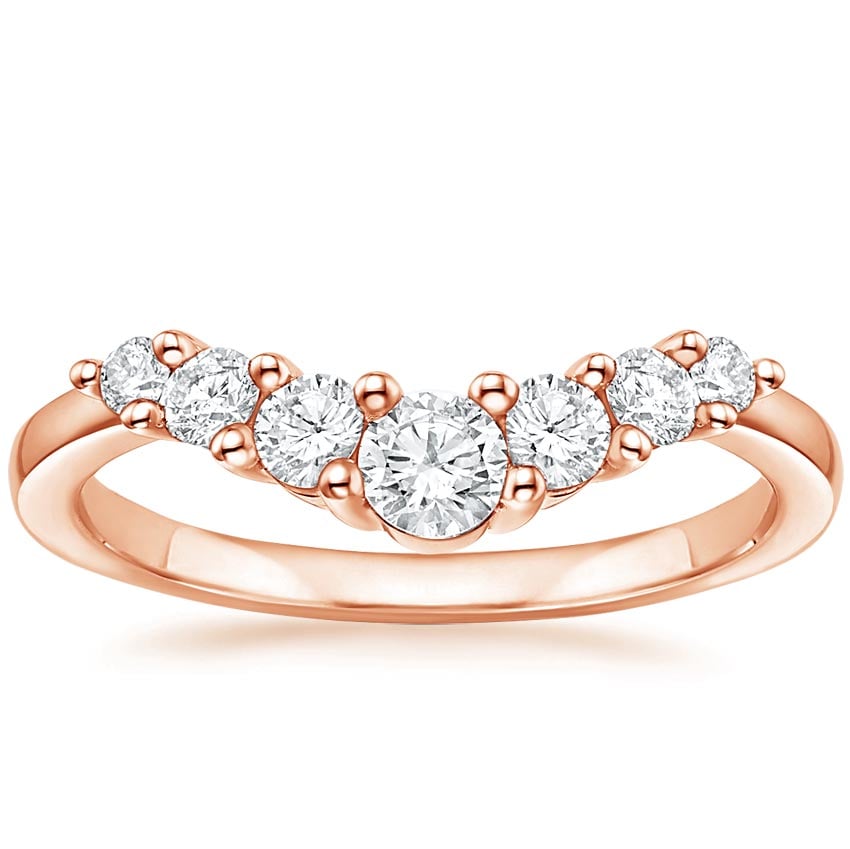 Emilie Seven Stone Contour Lab Diamond Ring (1/2 ct. tw.)