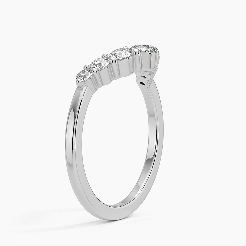 Emilie Seven Stone Contour Diamond Ring (1/2 ct. tw.)